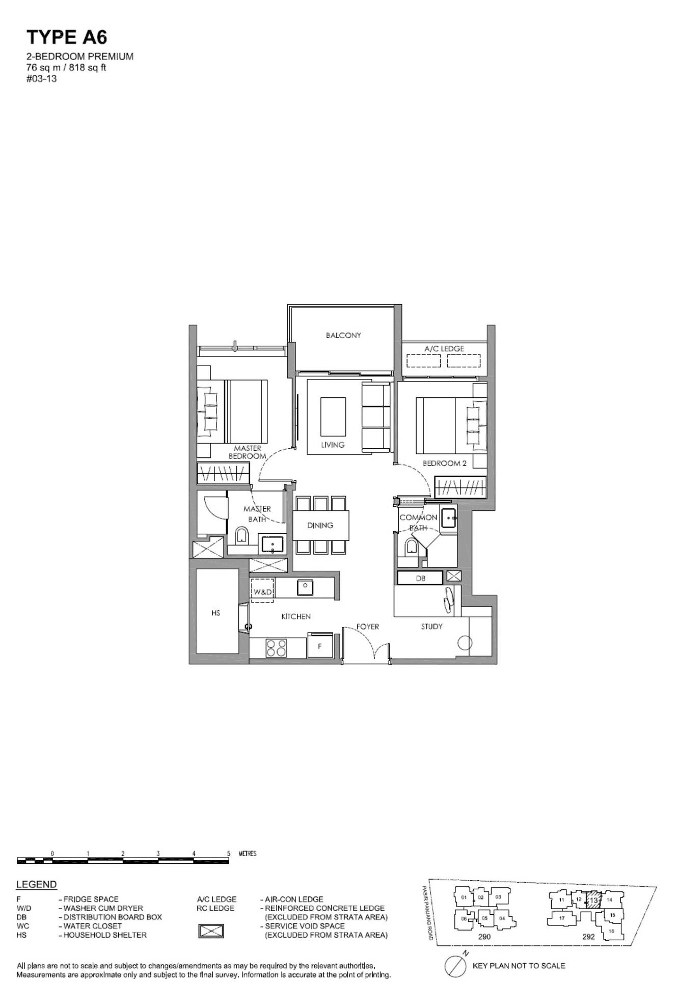 The Hillshore floorplan